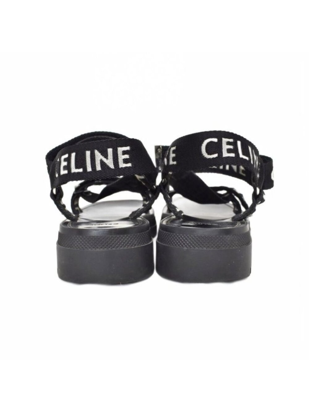 Celine Leo Strappy Sandal 43 Black - Picture 3 of 9